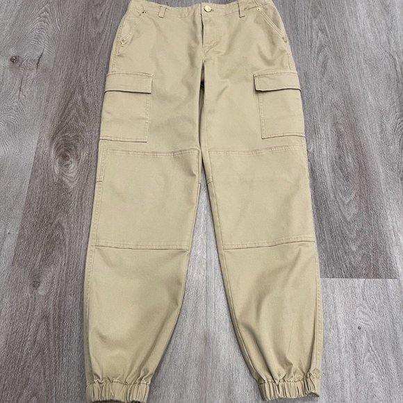 LIKE NEW - Worn 1x - MICHEAL MICHAEL KORS WASHED ORGANIC COTTON CARGOS - Picture 6 of 9